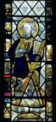 St. Andrew med Saltire Cross, brittiskt, 1300-tal